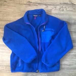 Patagonia Full Zip Fleece Jacket size 8 Small